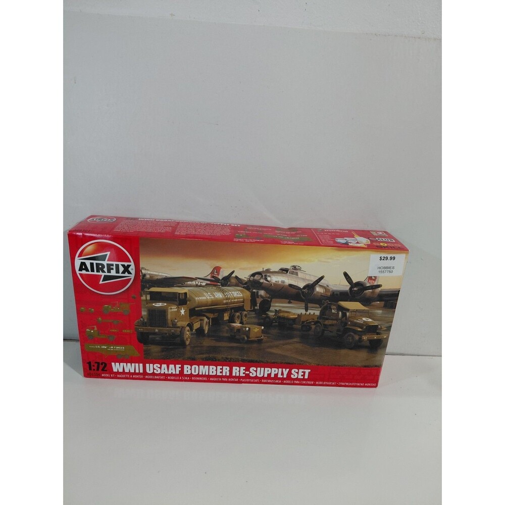 NIB Airfix A06304 1:72 Scale WWII USAAF Bomber Re-Supply Set Model Kit